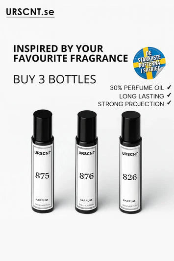 Three 5 ml bottles URSCNT.COM