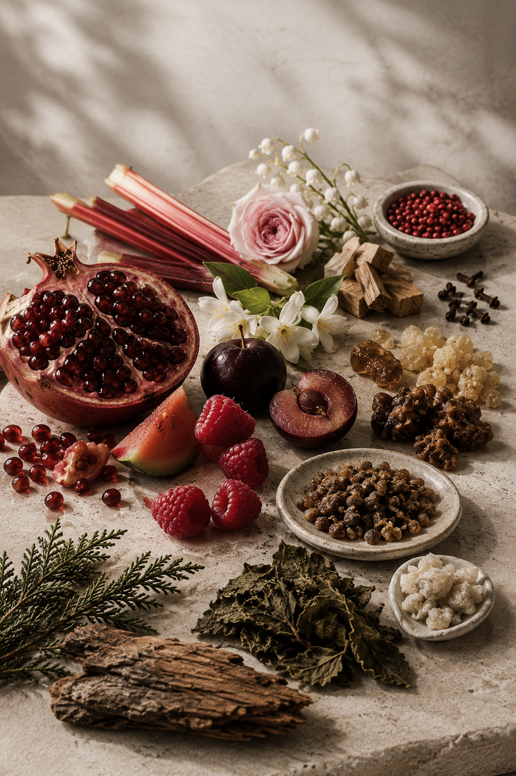 Inspired by Pomegranate and Noir-  No 628 Extrait De Parfum URSCNT
