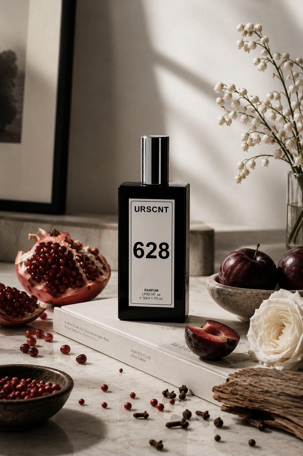 Inspired by Pomegranate and Noir-  No 628 Extrait De Parfum URSCNT