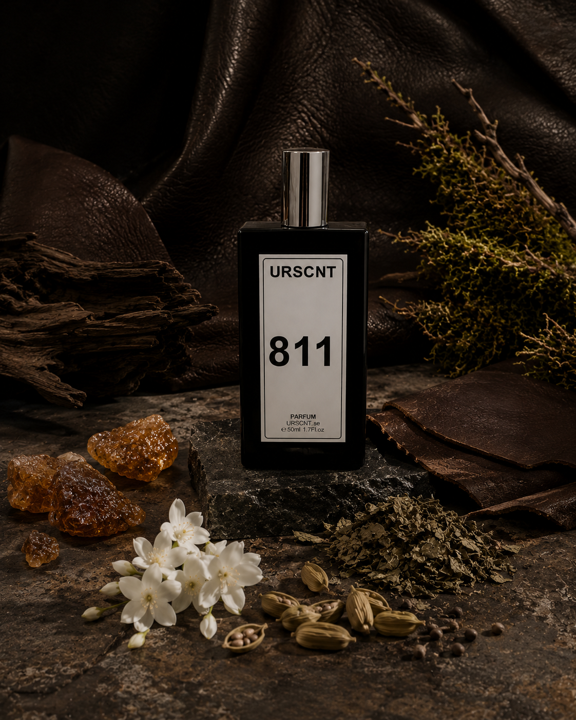 Inspired by Ombre Leather- No 811 Extrait De Parfum URSCNT