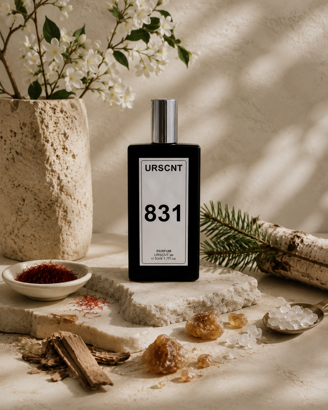 Inspired by Baccarat Rouge 540 -  No 831 Extrait De Parfum URSCNT