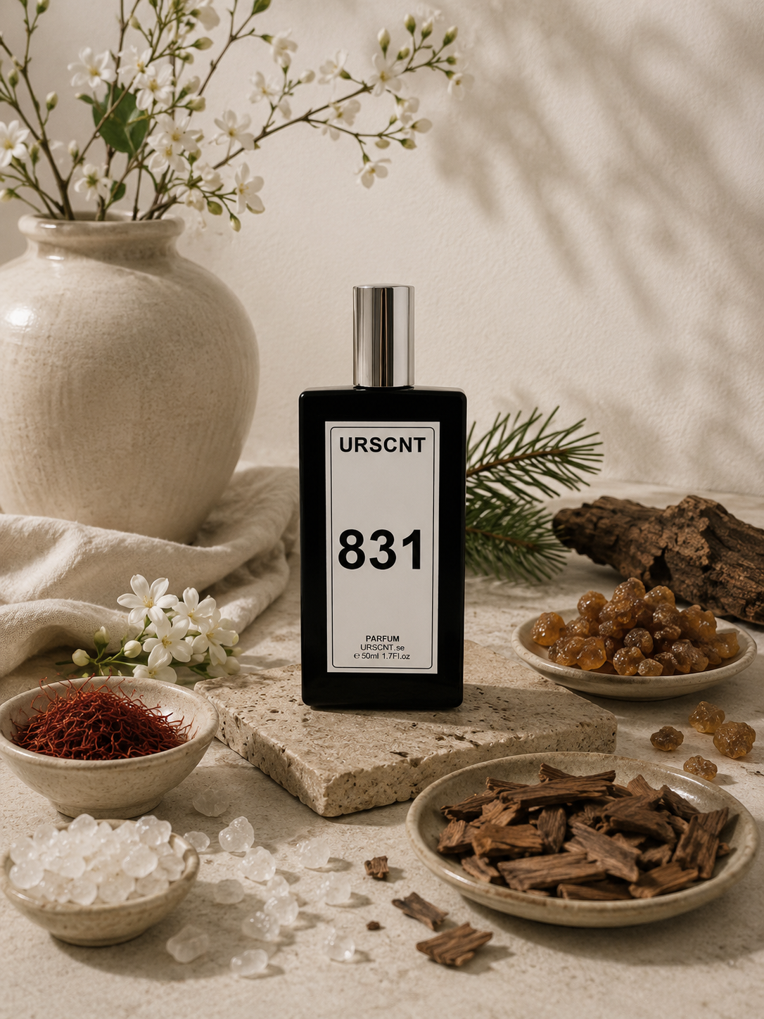 Inspired by Baccarat Rouge 540 -  No 831 Extrait De Parfum URSCNT