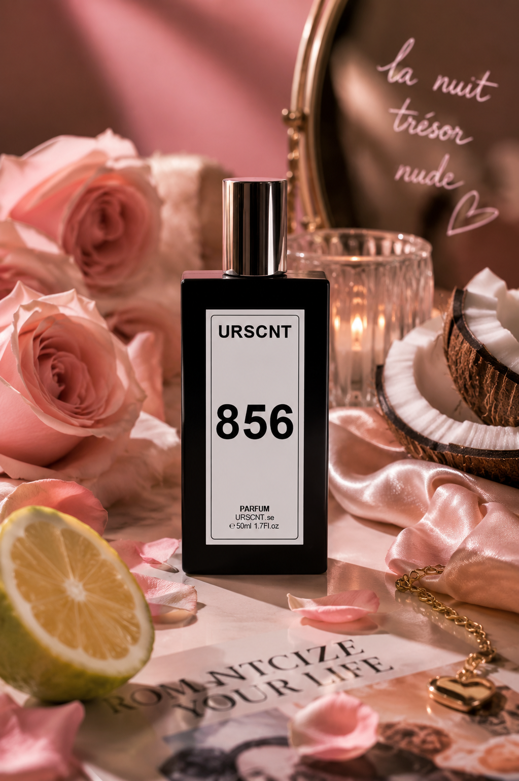 Inspired by La Nuit Tresor Nude - No 856 Extrait De Parfum URSCNT