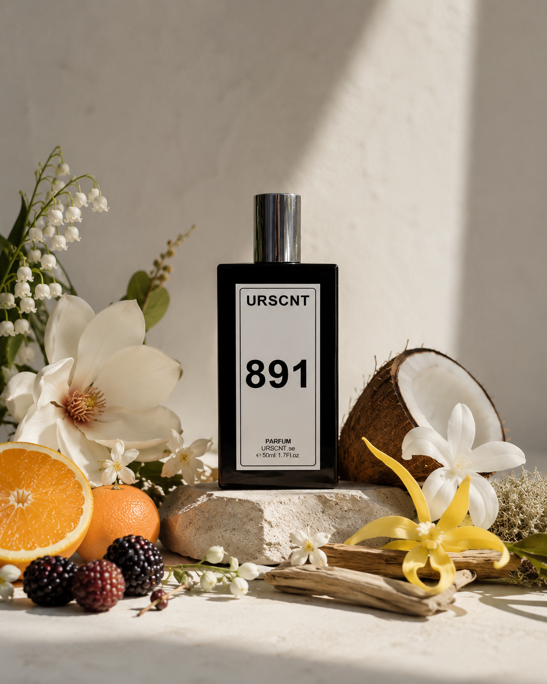 Inspired by Flora Gorgeous Magnolia - No 891 Extrait De Parfum URSCNT