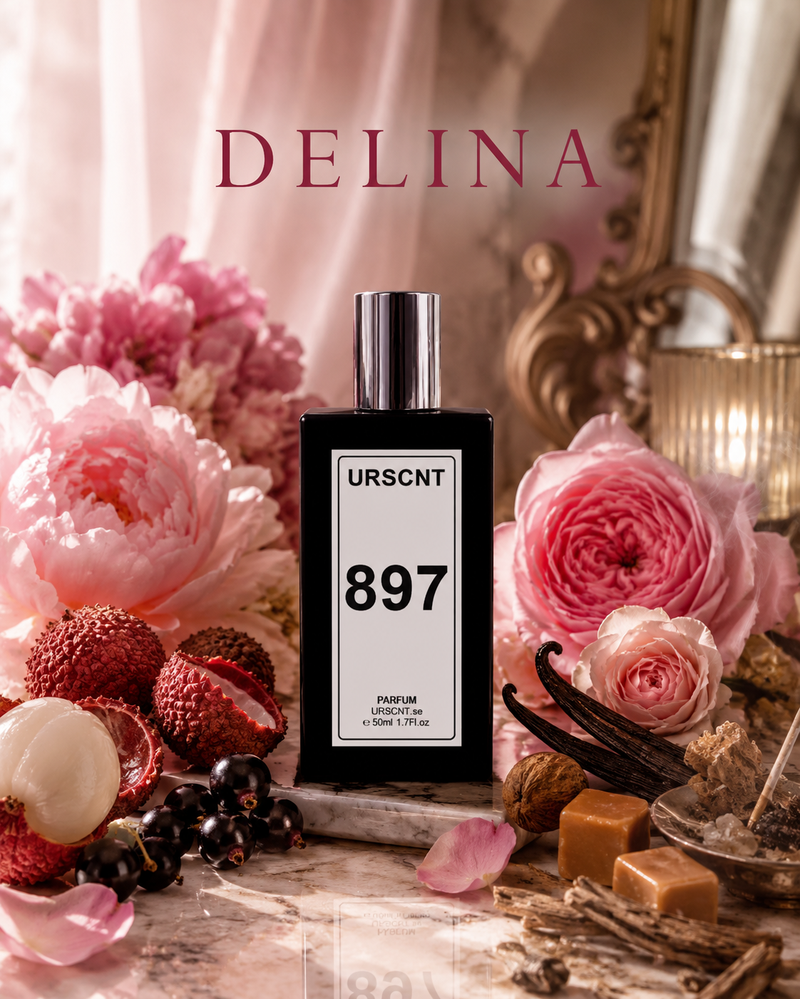 Inspired by Delina - No 897 Extrait De Parfum  URSCNT