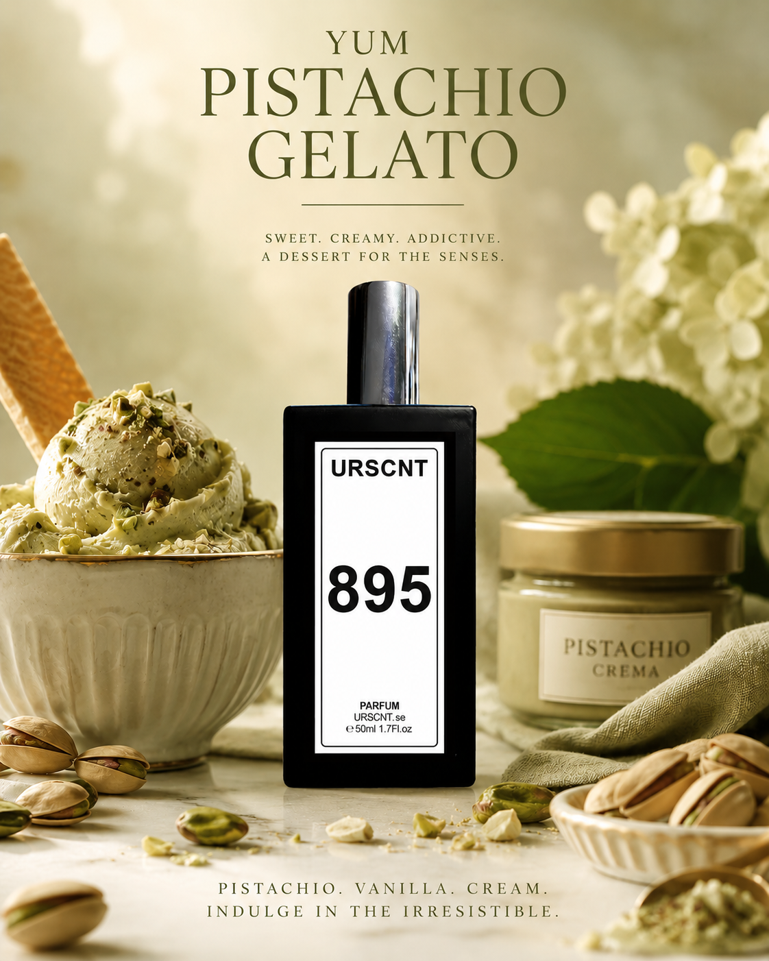 Inspired by Yum Pistachio Gelato 33 - No 895 Extrait De Parfum  URSCNT